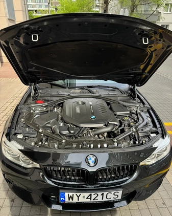 BMW Seria 4 cena 196800 przebieg: 96500, rok produkcji 2016 z Warszawa małe 121